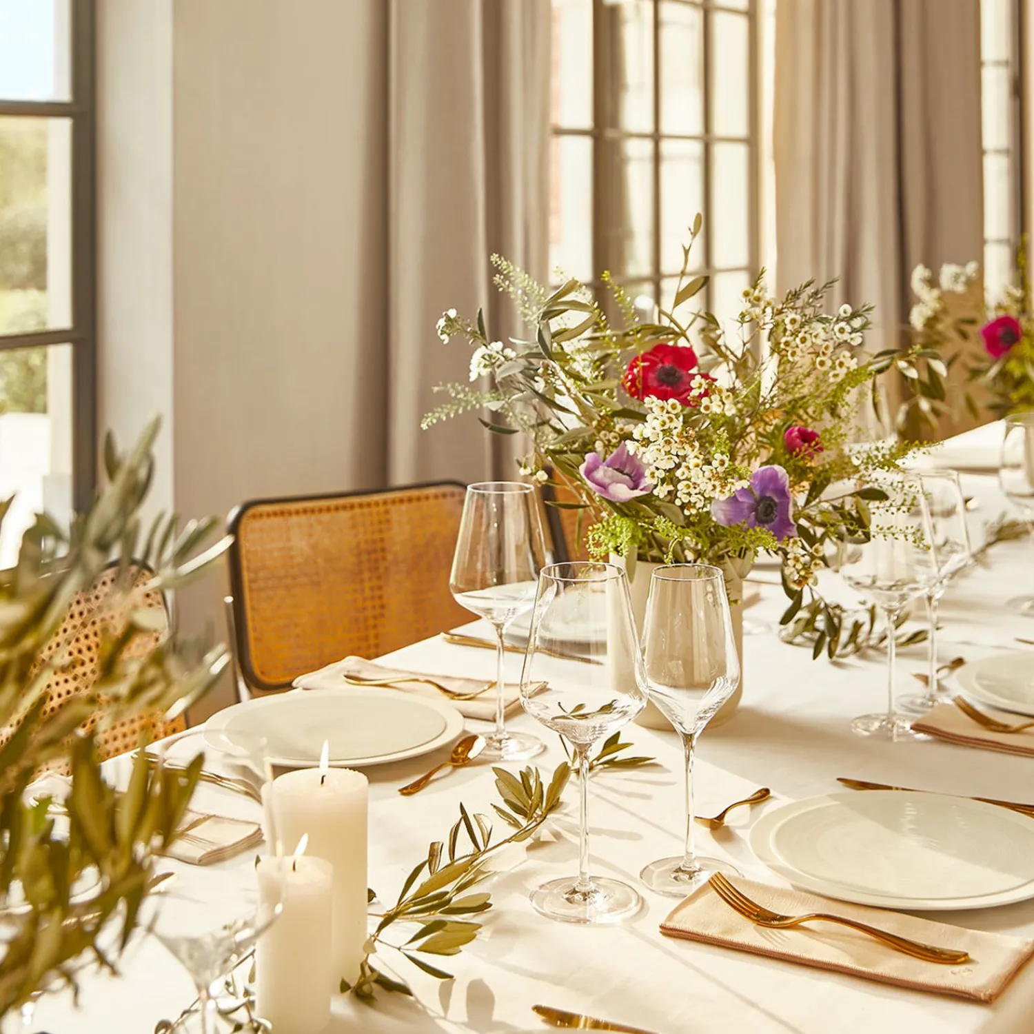 Degrenne Cotton & Linen Shades White