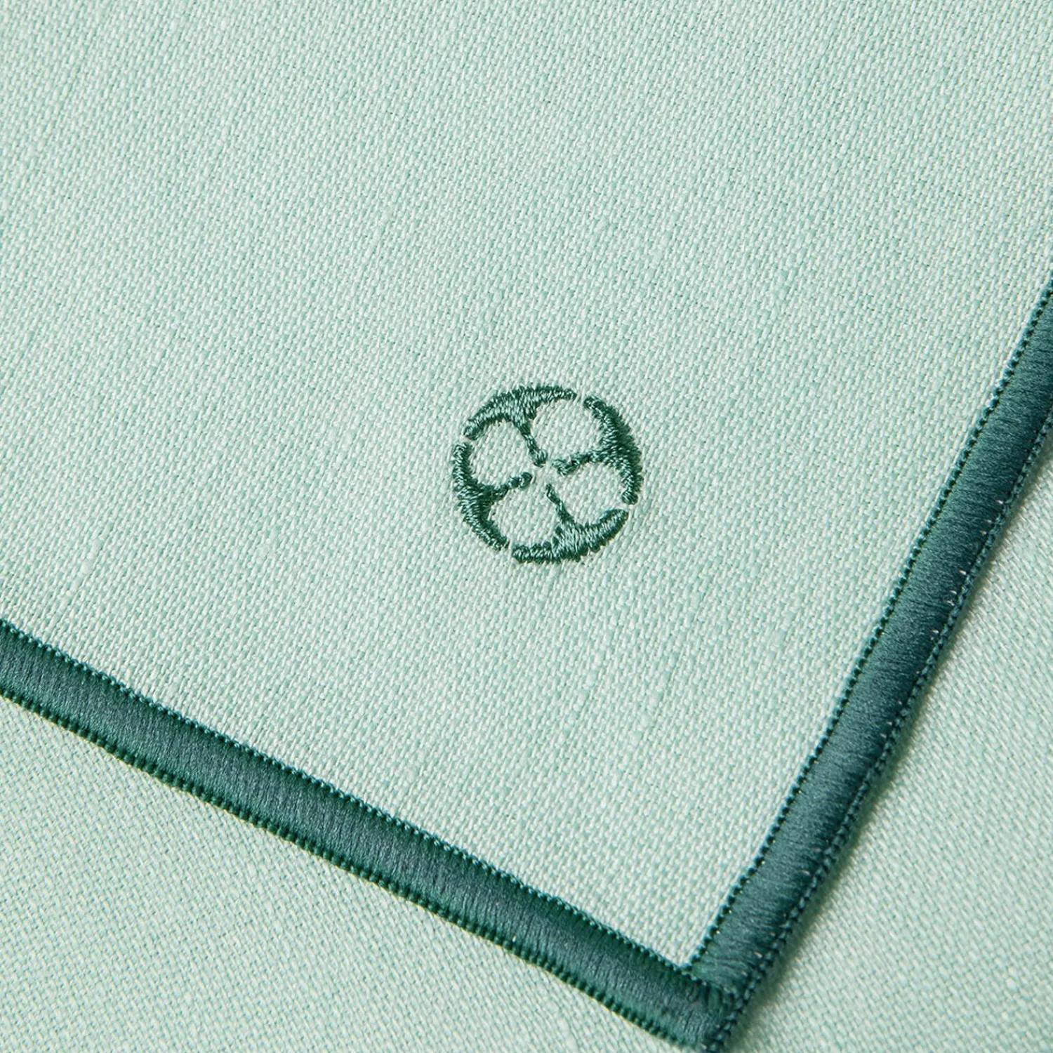 Degrenne Mint Green Cotton & Linen Shades