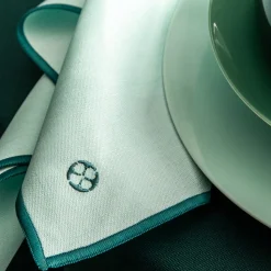 Degrenne Mint Green Cotton & Linen Shades