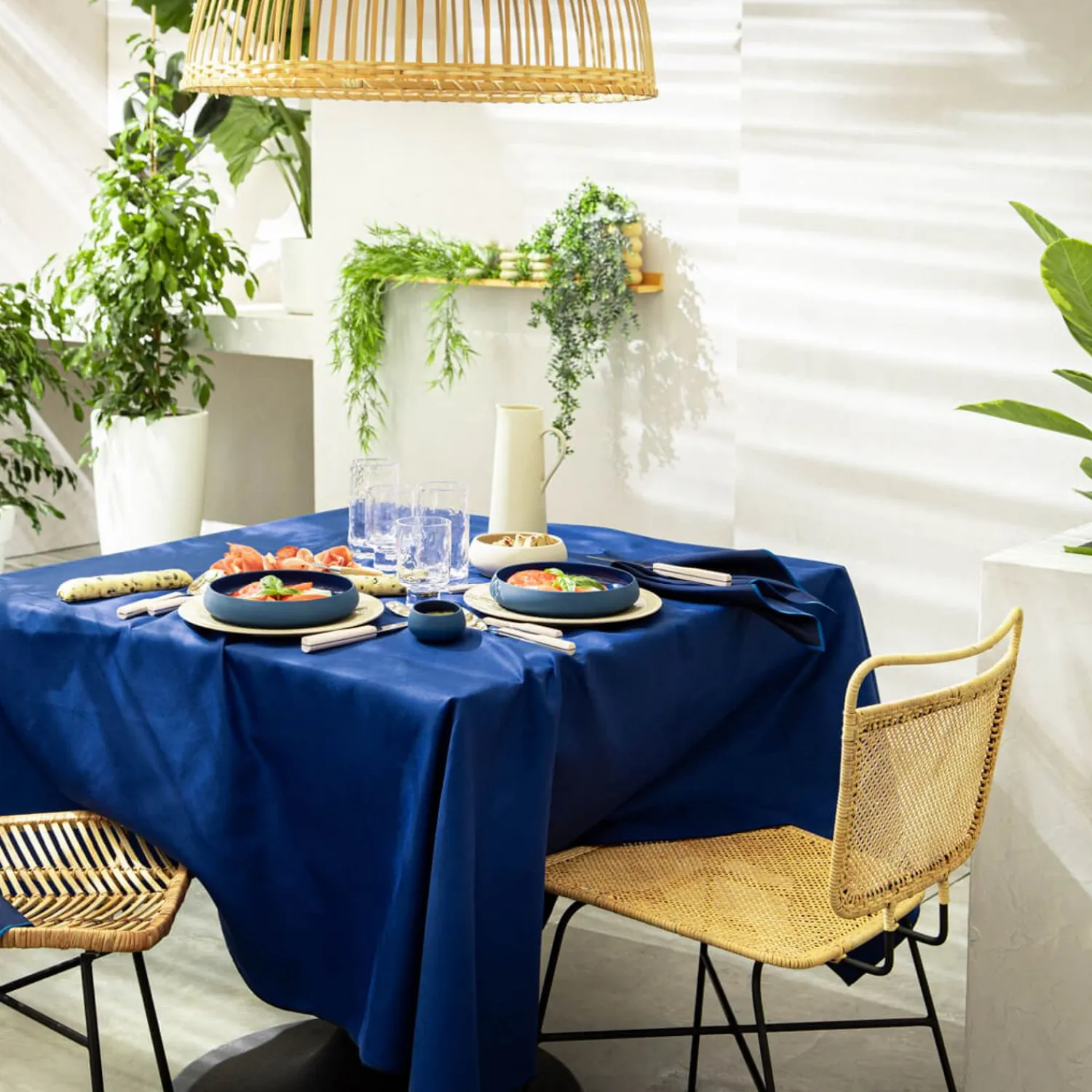 Degrenne Shades Cotton & Linen Royal Blue
