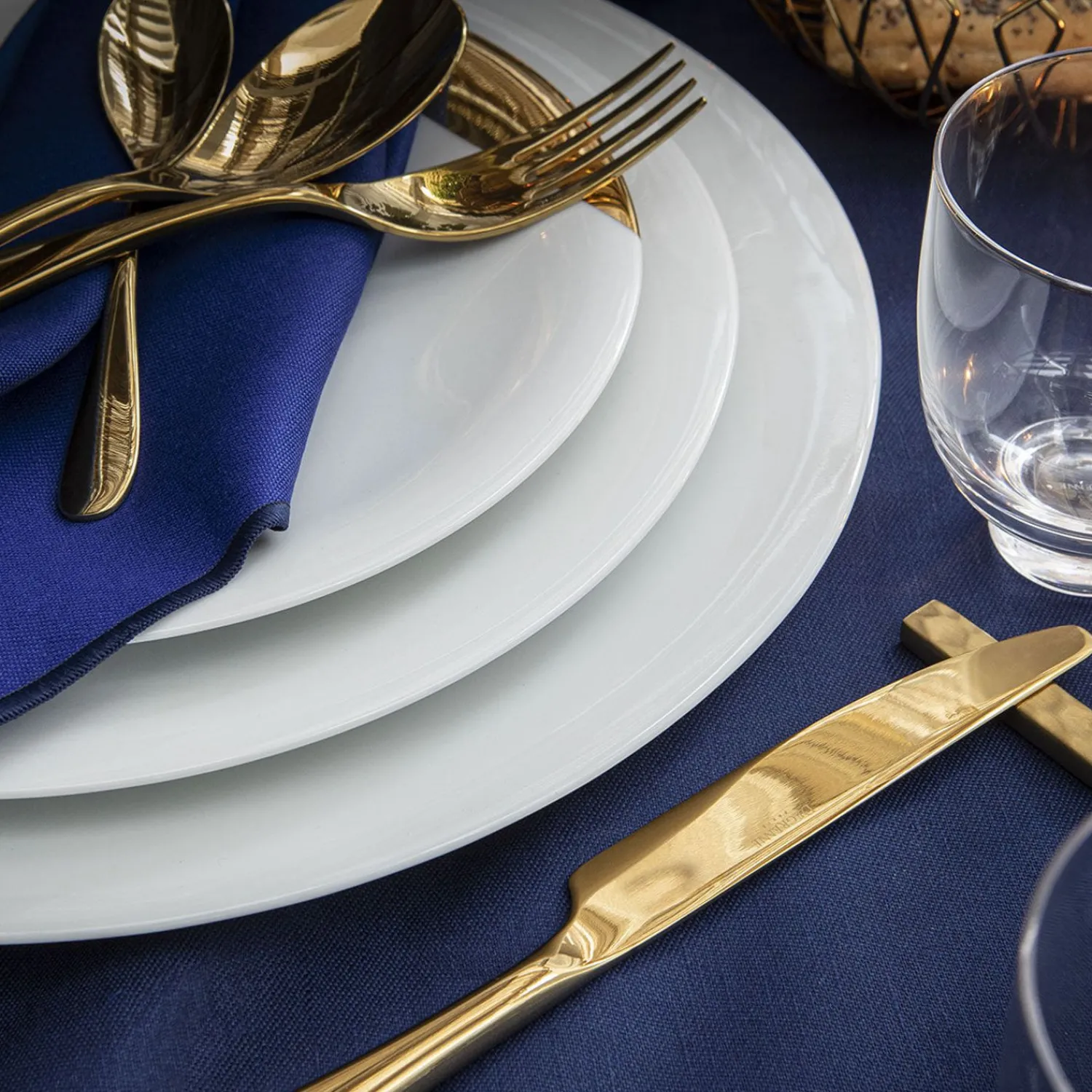 Degrenne Shades Cotton & Linen Royal Blue